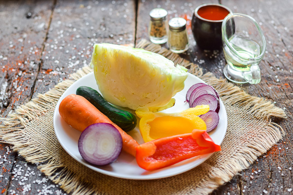 салат из капусты с морковью и уксусом рецепт фото 1